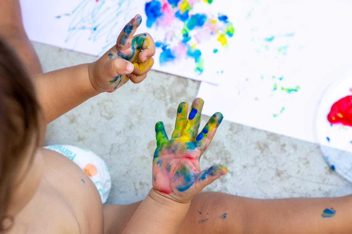 Sensory and messy play.